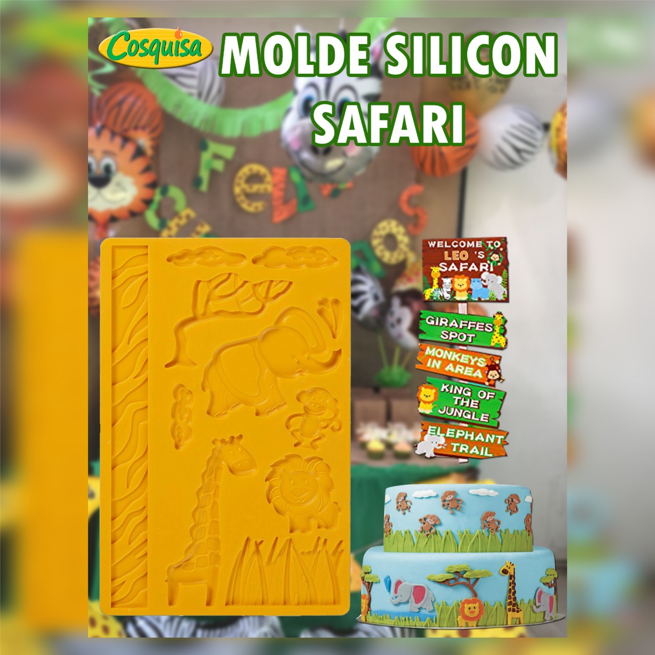 molde silicon safari