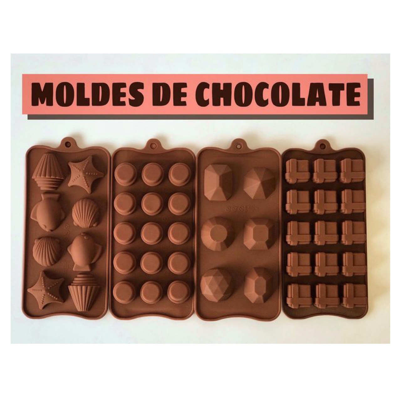moldes de chocolate