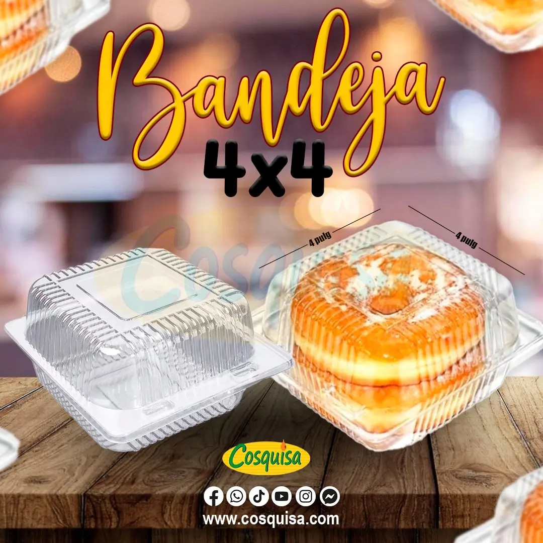 Bandeja 4x4 postres