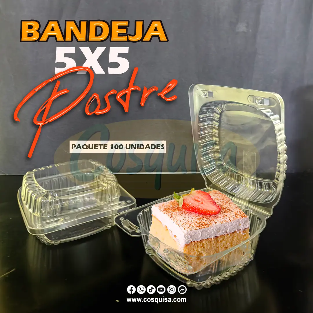 Bandeja 5x5 postres