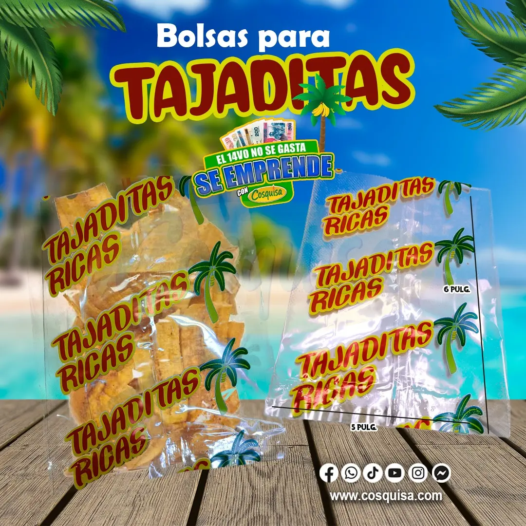 Bolsa para tajaditas con impresión
