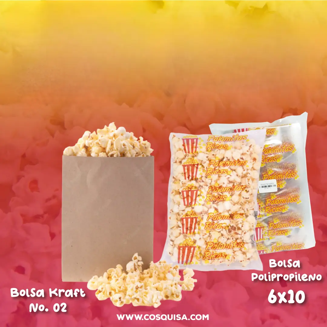 Bolsa para palomitas con impresión