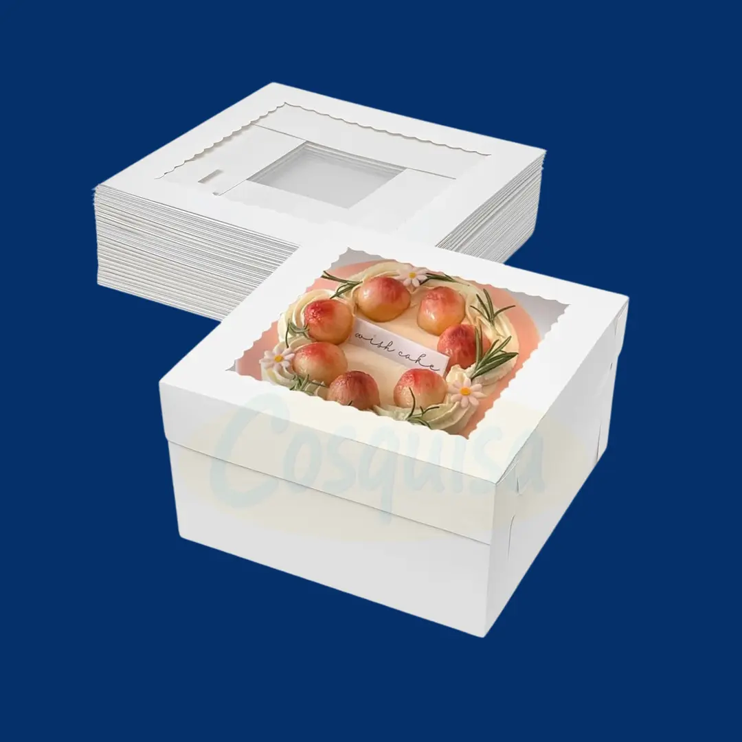 Cajas con ventana para pasteles 12x12
