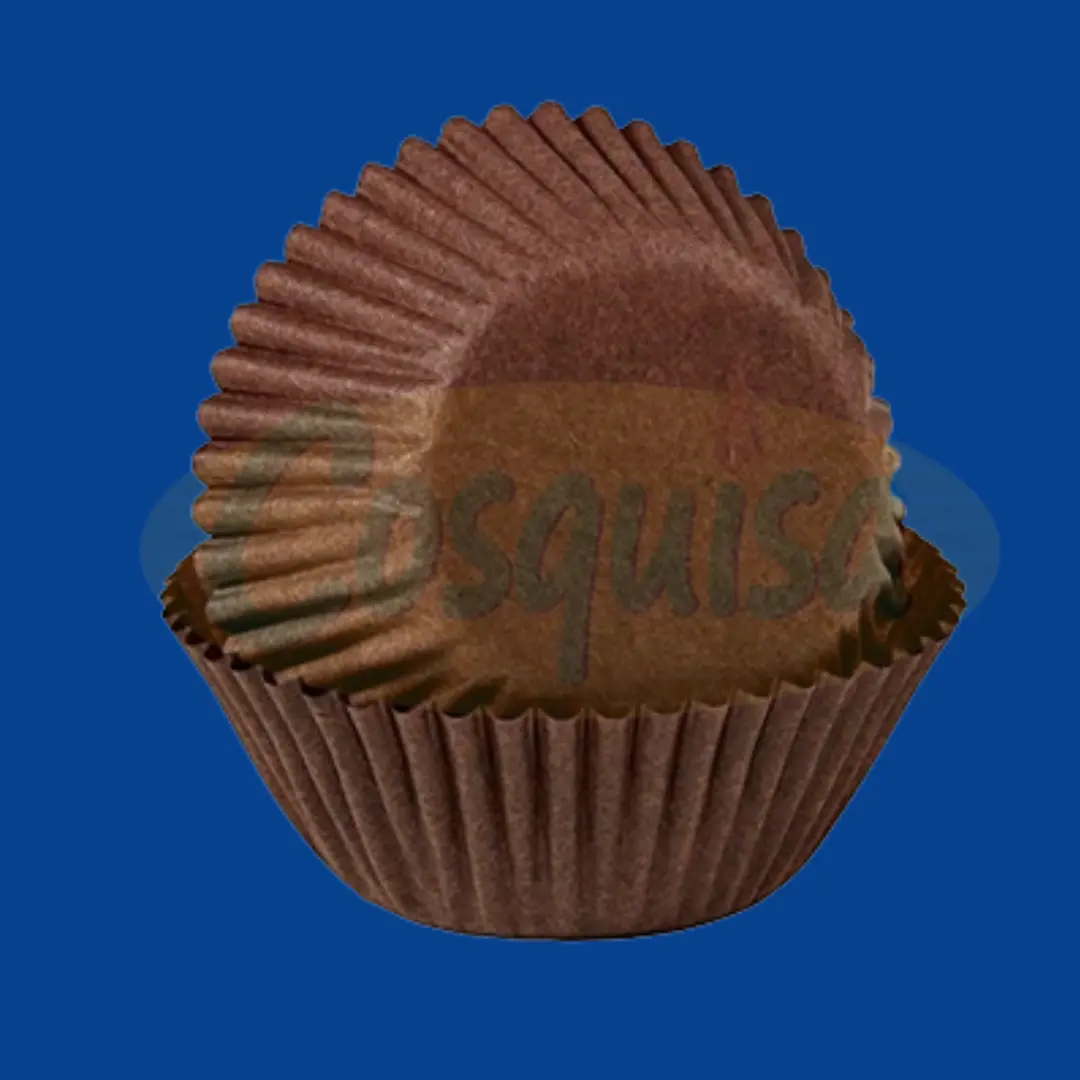 Capacillo de papel para cupcakes, numero 5 cafe