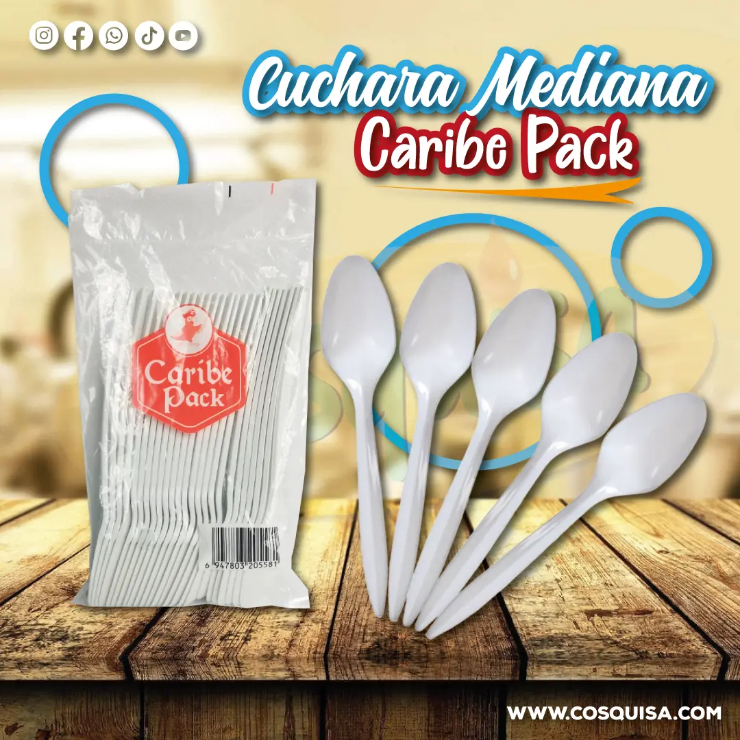Cuchara plástica mediana