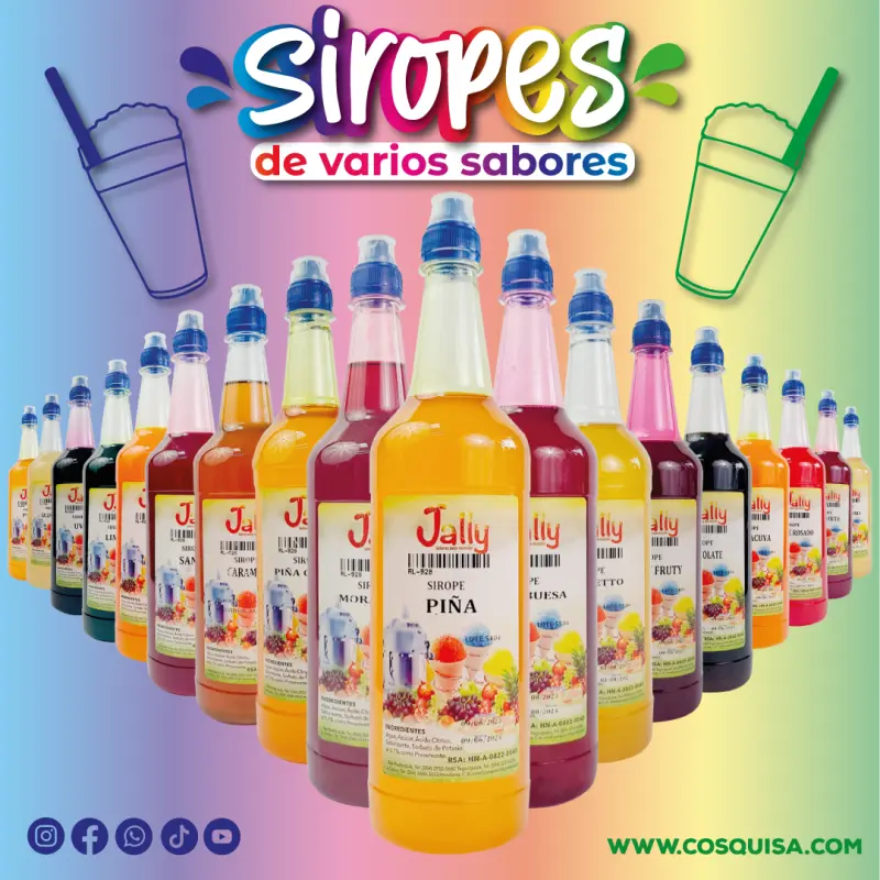 Siropes para Nieves o minutas
