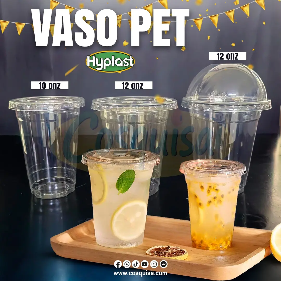 Vasos y tapas, tamaño de 10, 12,16 onzas, bebidas, postres y mas