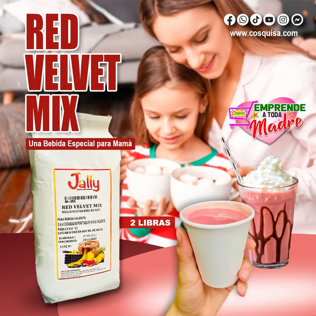 Red velvet mix, Bebida caliente