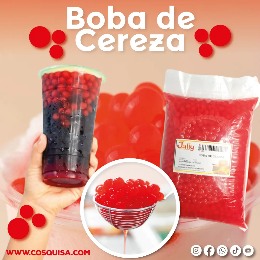 Boba de cereza