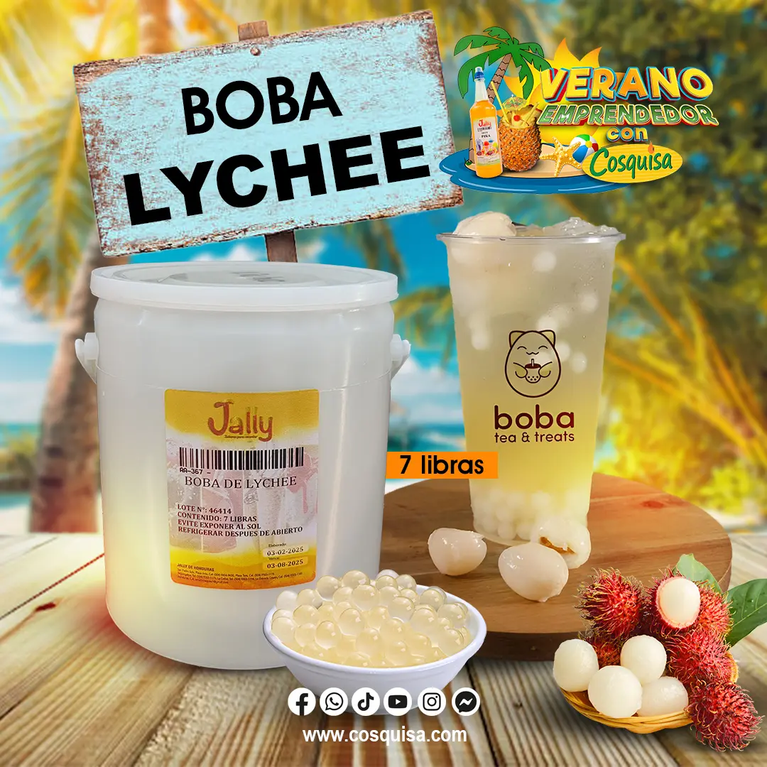 Boba de lychhe
