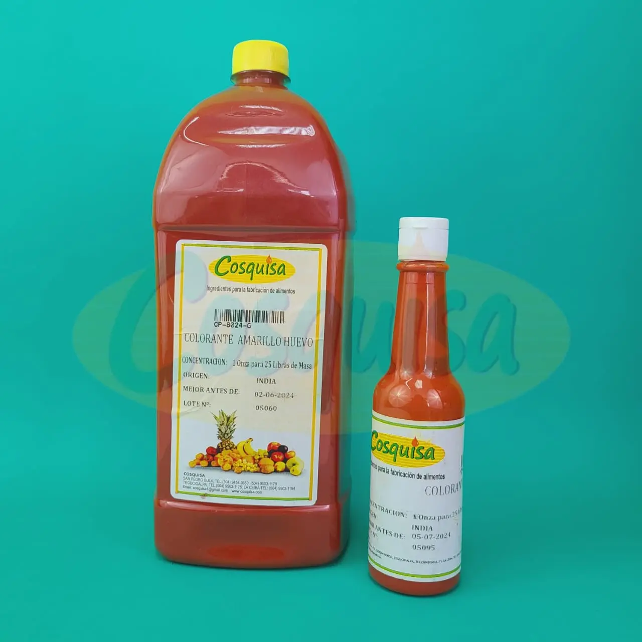 Color en gel amarillo huevo