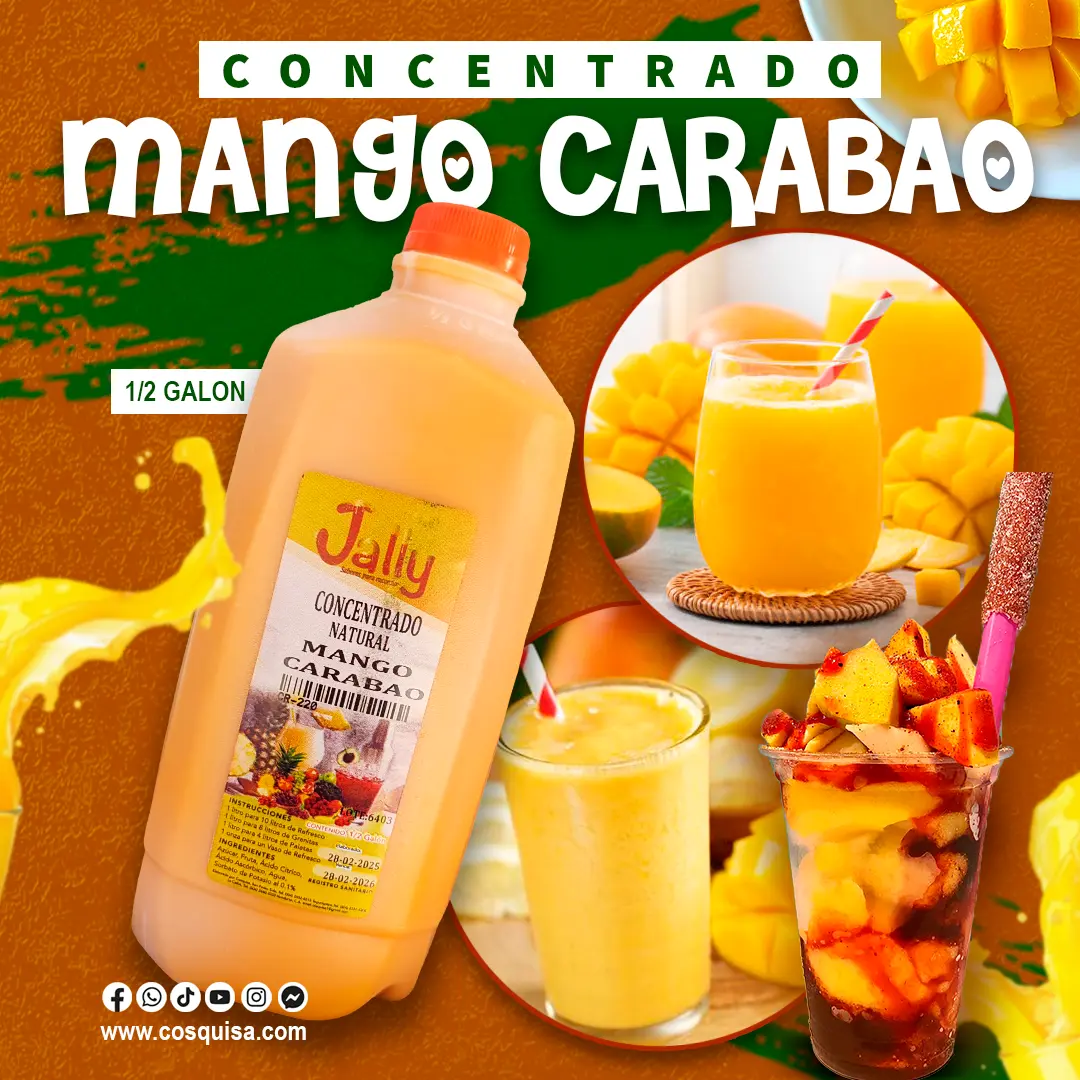 Concentrado de mango carabao