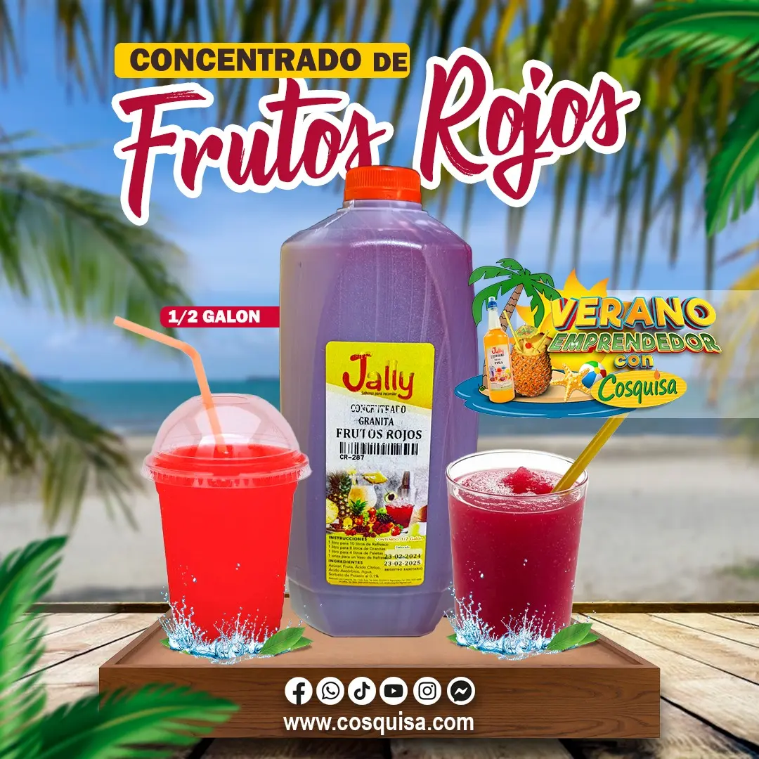 Concentrado de frutos rojos