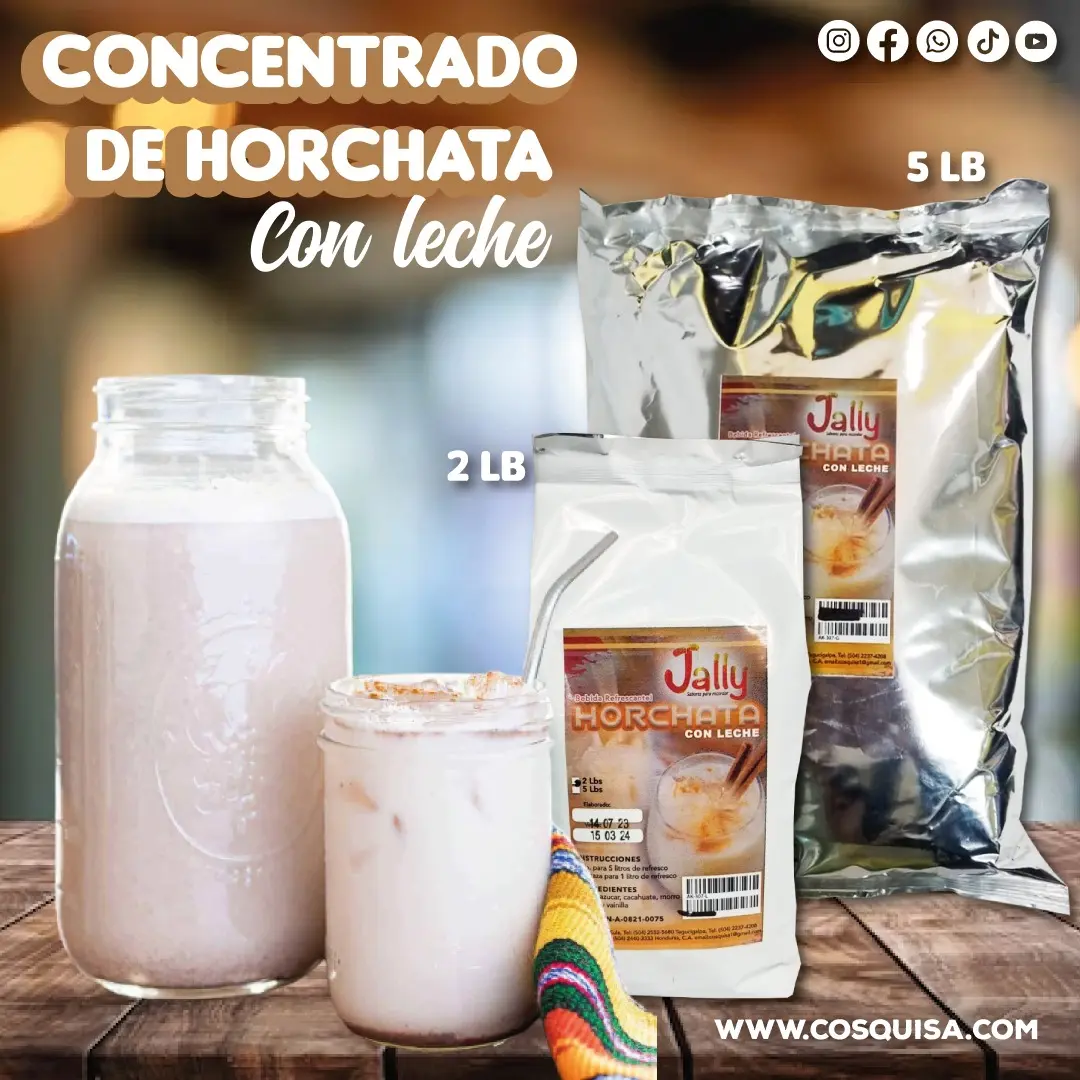 Concentrado de horchata en polvo