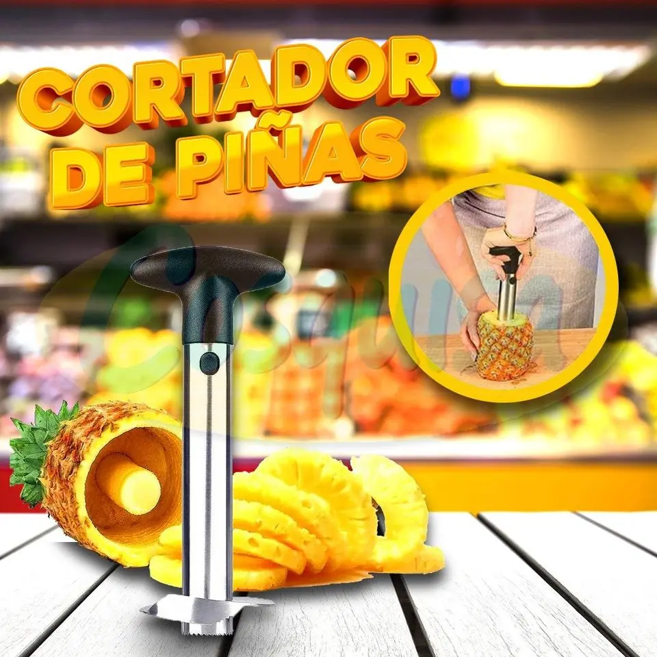 Cortador de piña en espiral