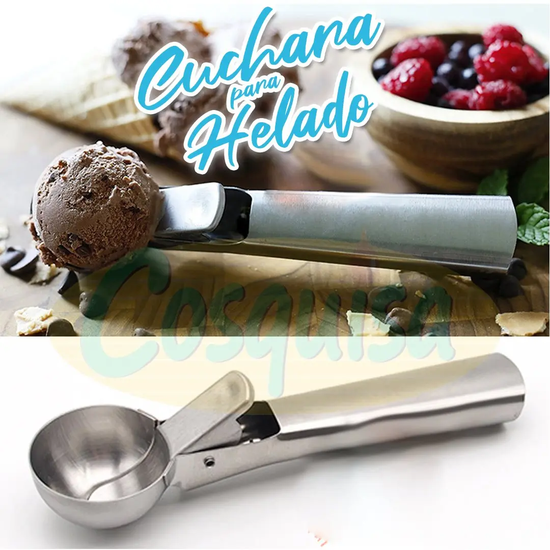 Cuchara para ice cream de metal