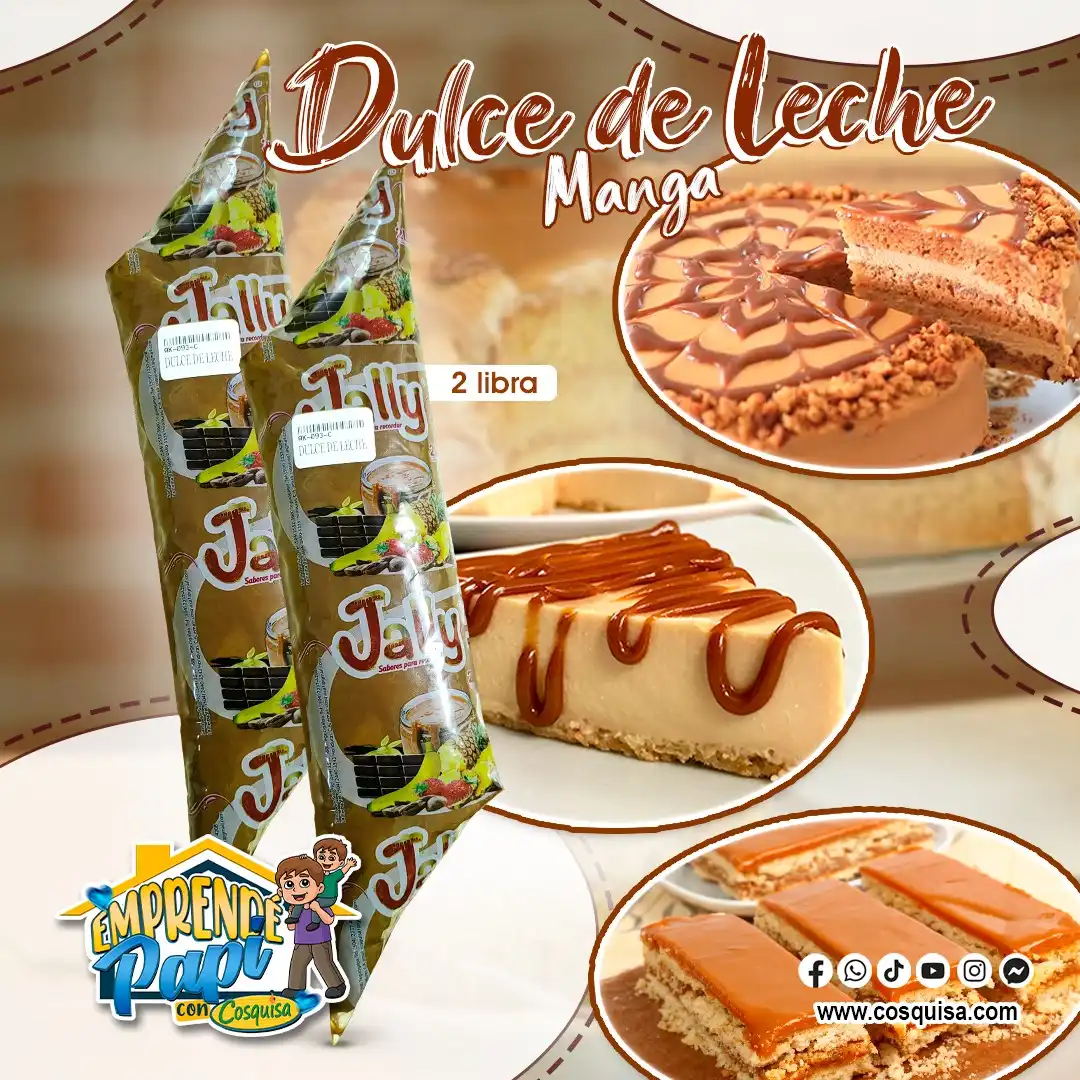 Relleno de dulce de leche para repostería y panadería.