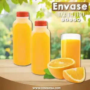 Envase de medio litro para jugo
