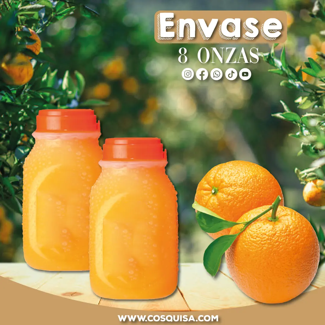 Envase de 8 onzas para jugo
