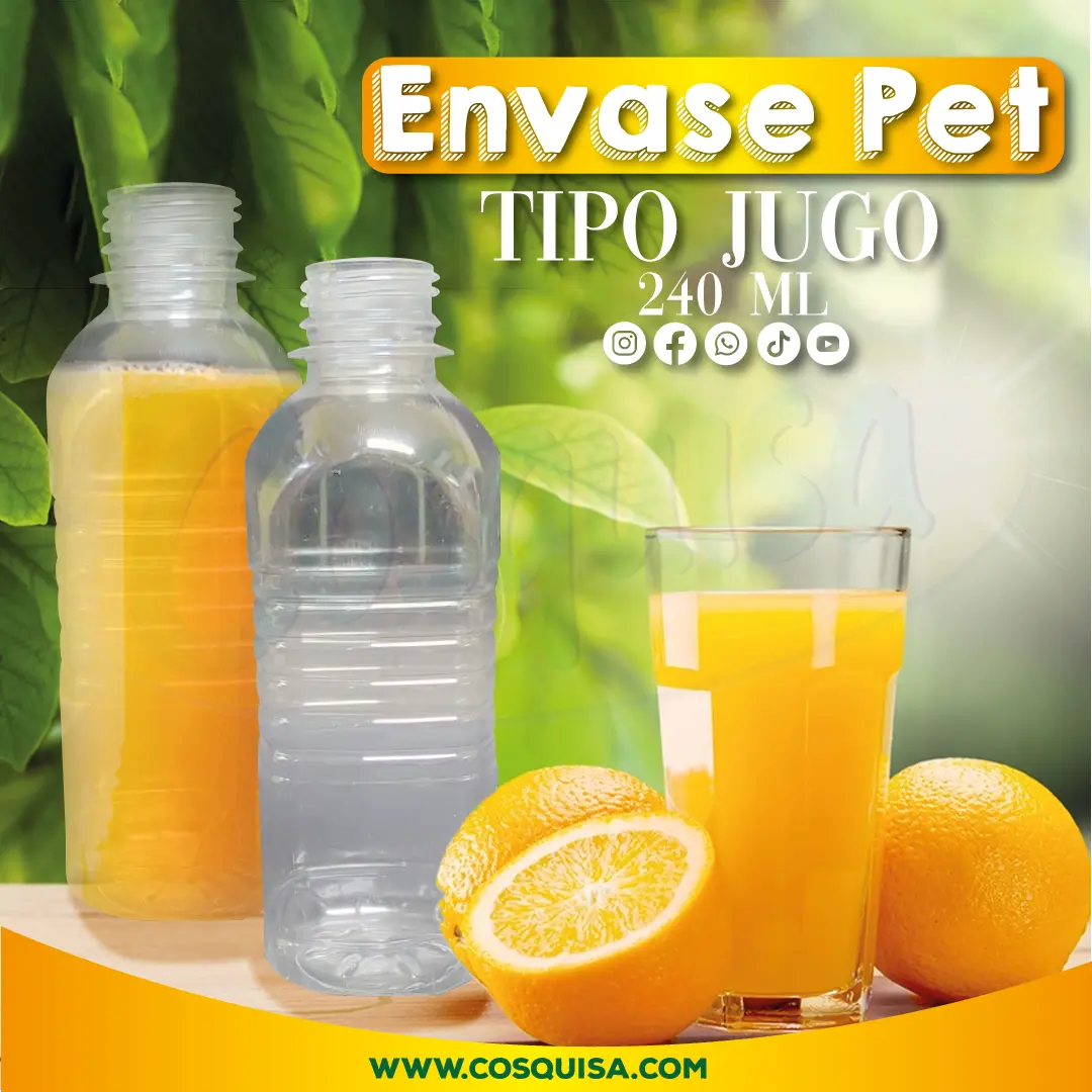 Envase pet 250 ml