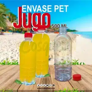 Envase pet jugo 500 ml para jugos naturales