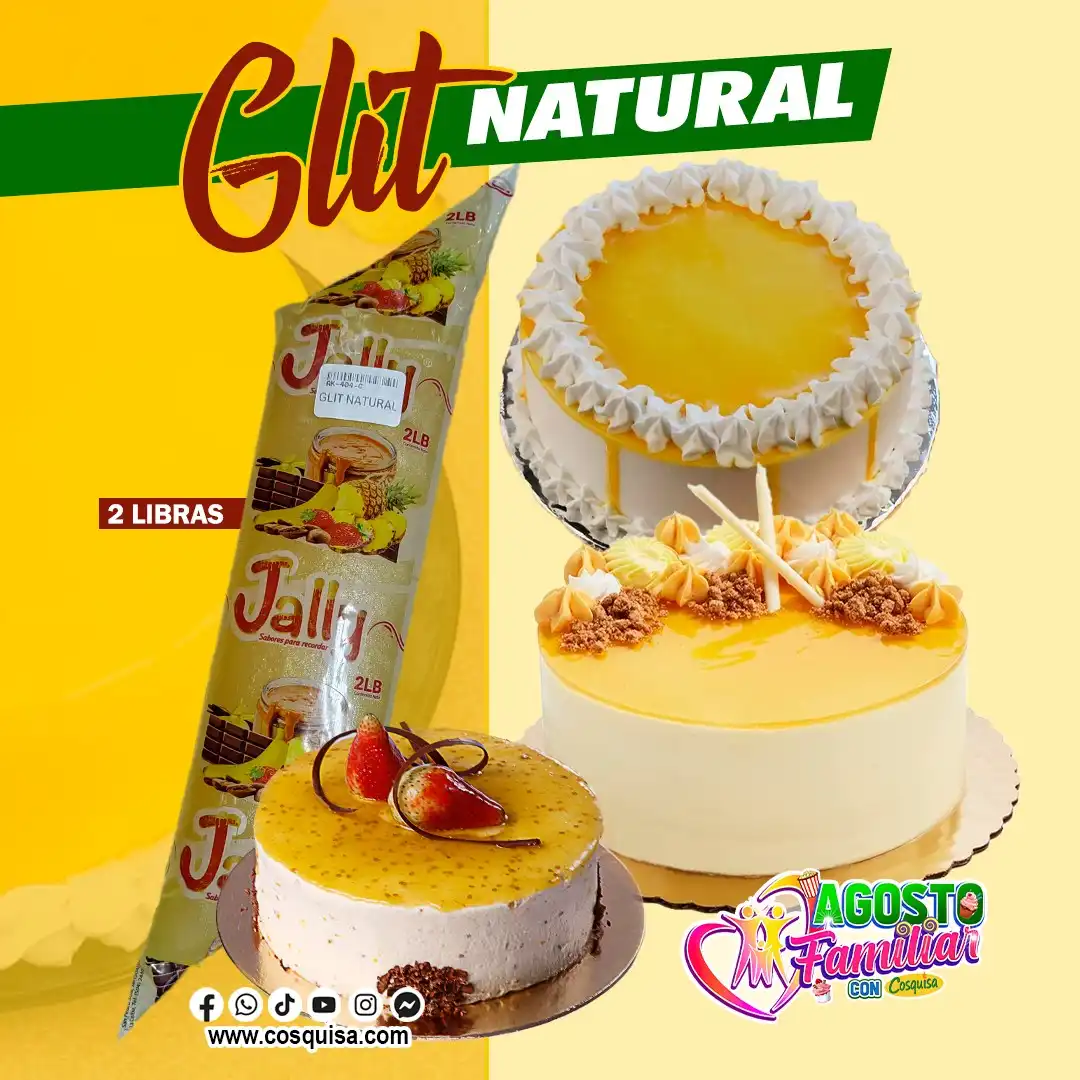 Glit natural para repostería y decoración de pasteles.