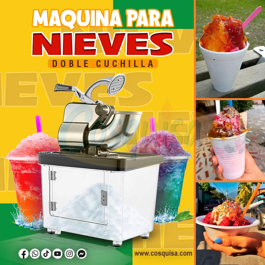 maquina de nieves o minutas caja grande