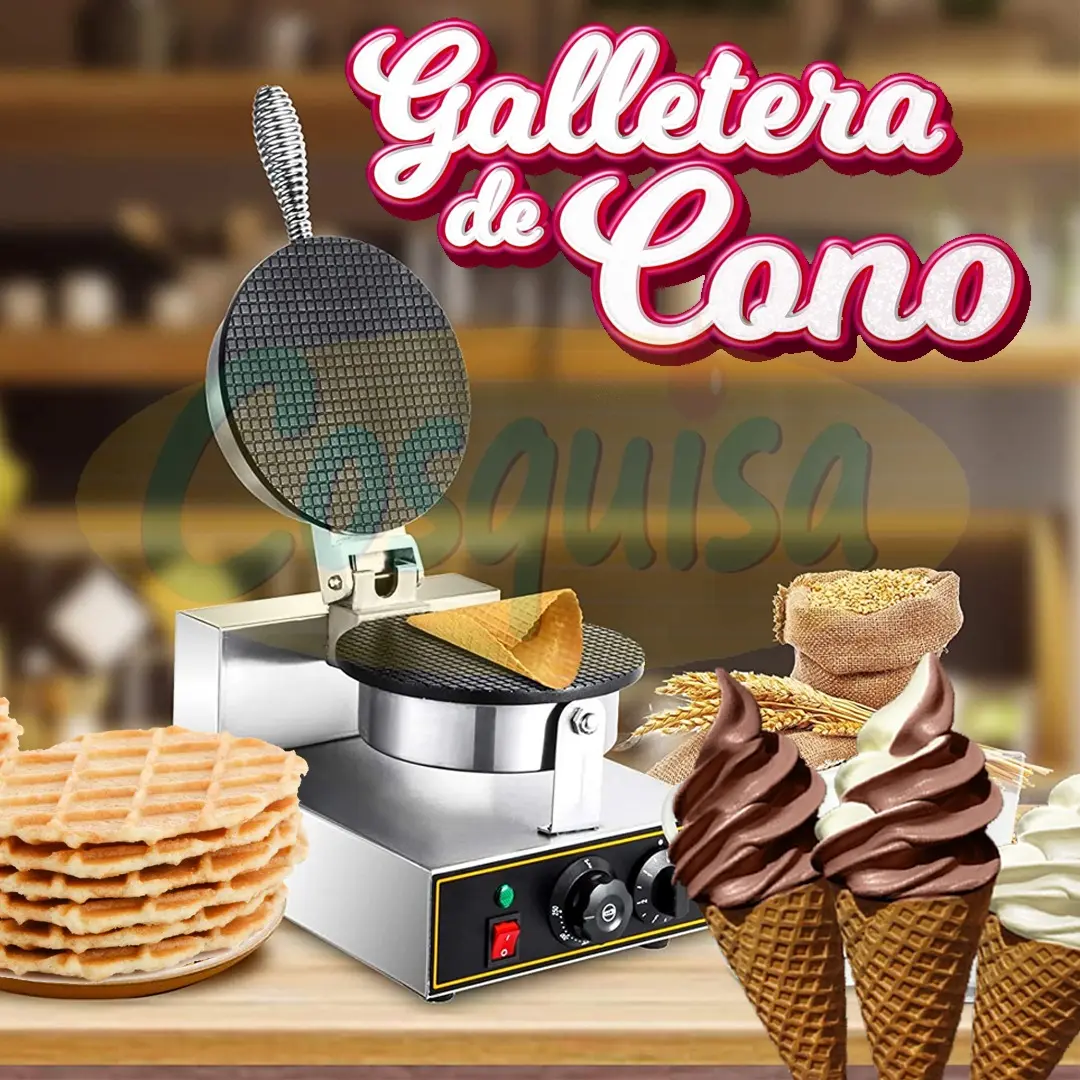 Maquina galletera de cono