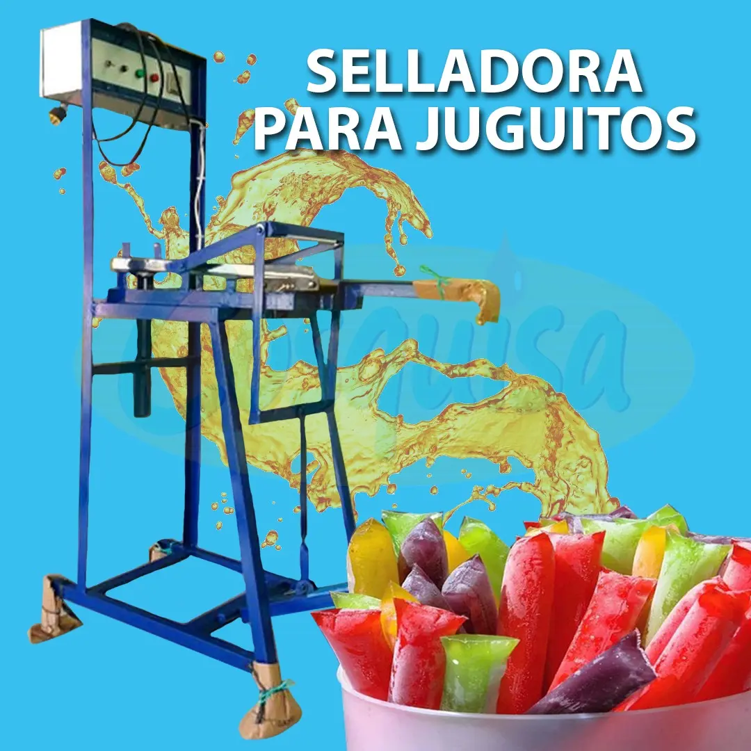 Maquina selladora artesanal para hacer juguitos