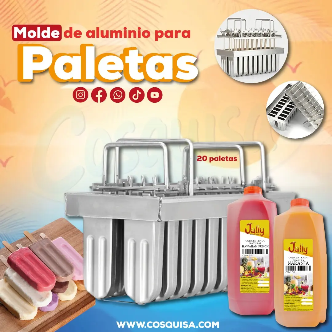 Molde para paletas