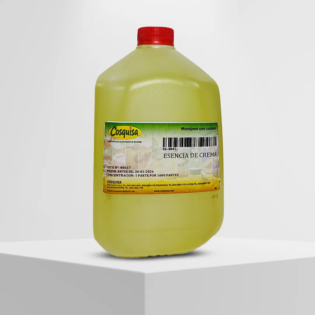 Sabor crema, super aroma, sin color