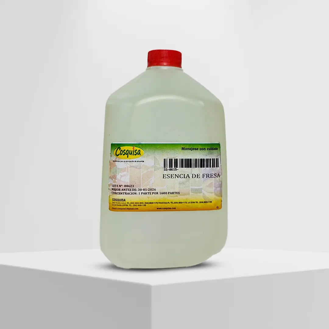 Sabor fresa, super aroma, sin color