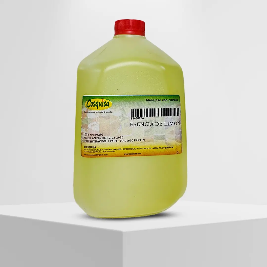 Sabor limón, super aroma, sin color