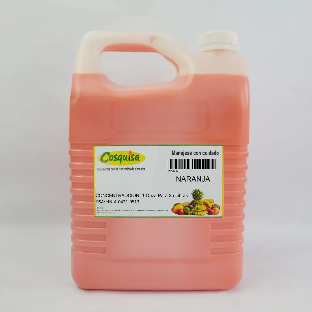 Sabor naranja para panificación
