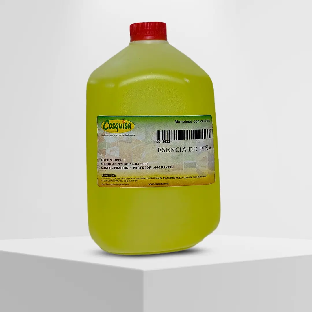 Sabor piña super aroma, sin color