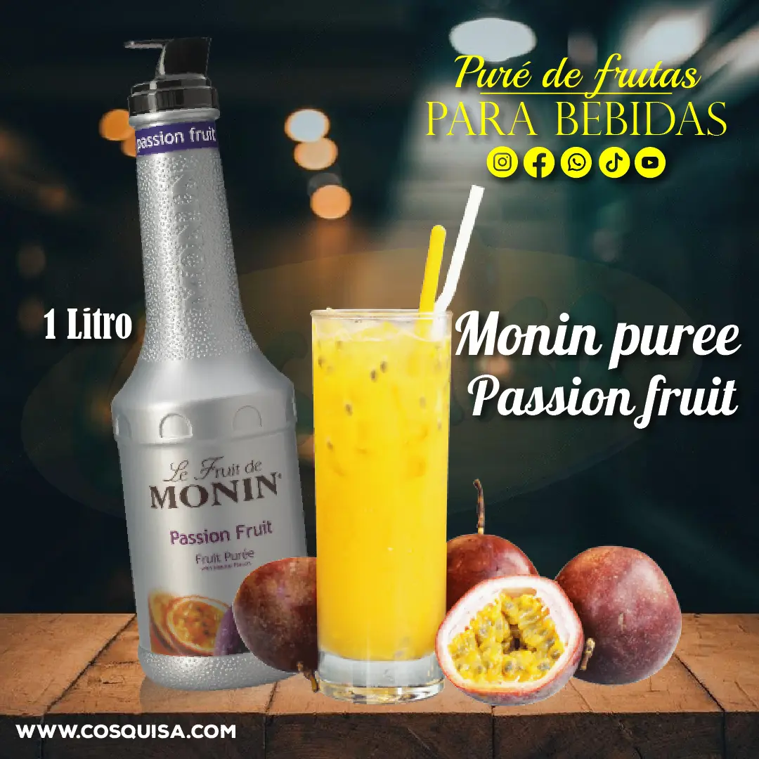 Pure passion fruit, Monin