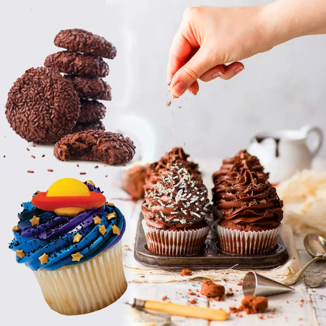 Sprinkles, decoraciones-para pasteles, quequitos