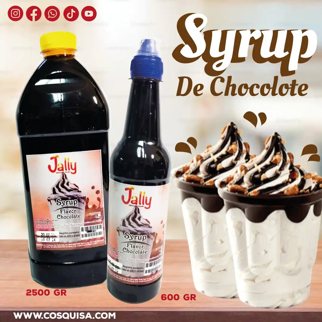 Syrup de chocolate tipo hershey's