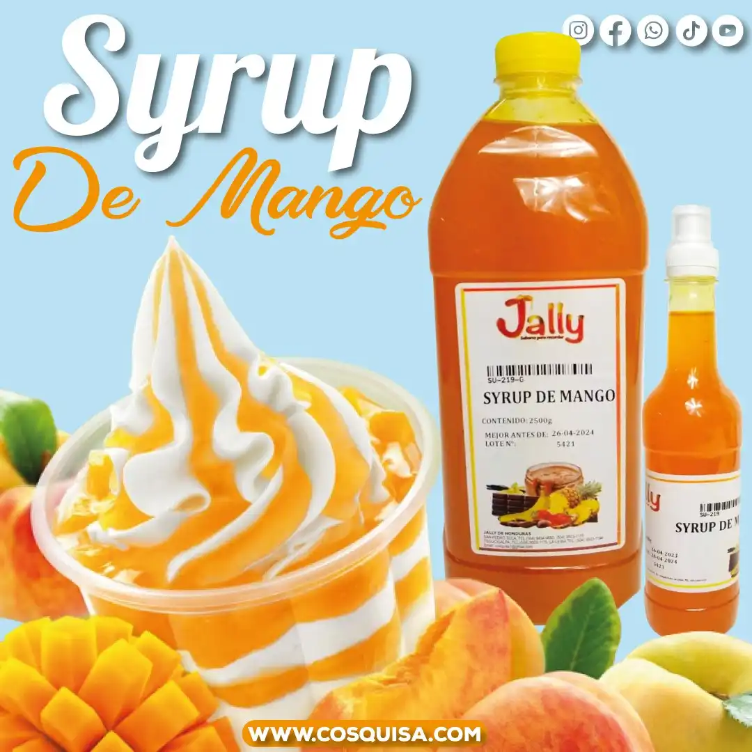 Syrup de mango, chamoyadas
