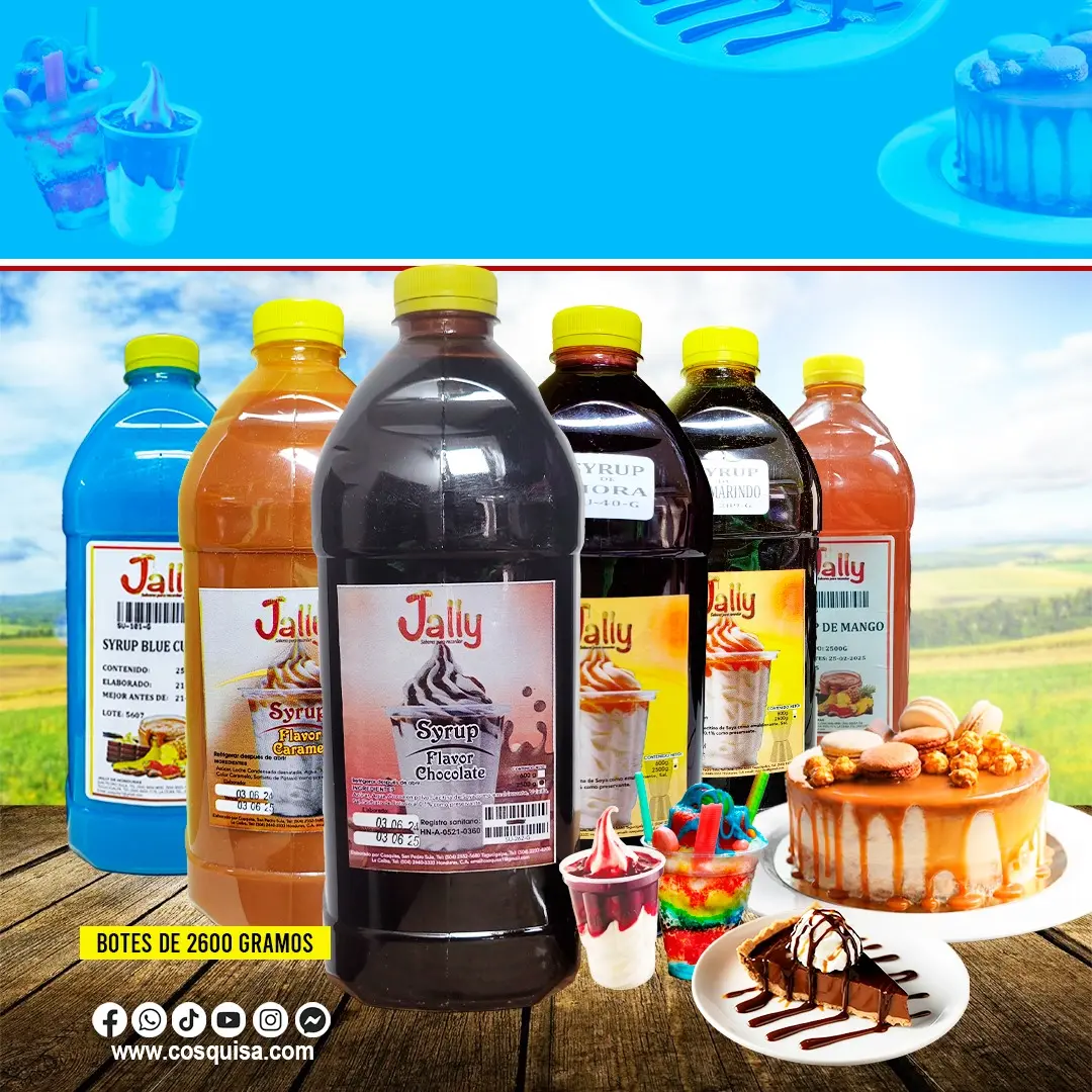 Syrup y leche condensada