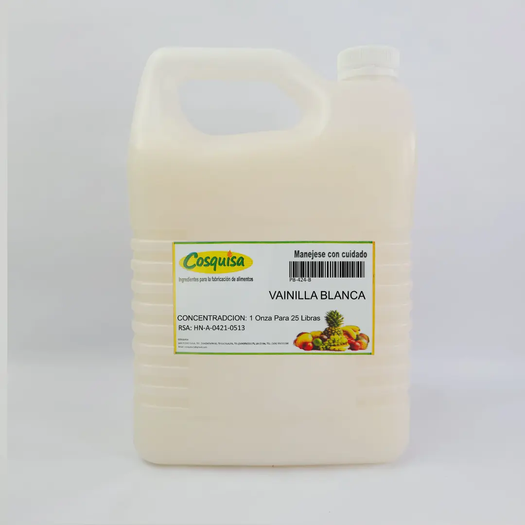 Vainilla blanca , para panadería, helados, postres