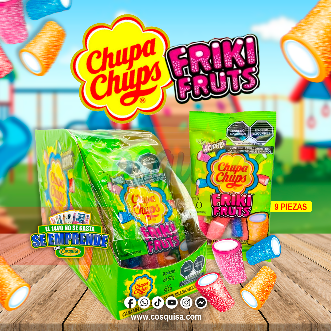 Gomita Chups friki fruits