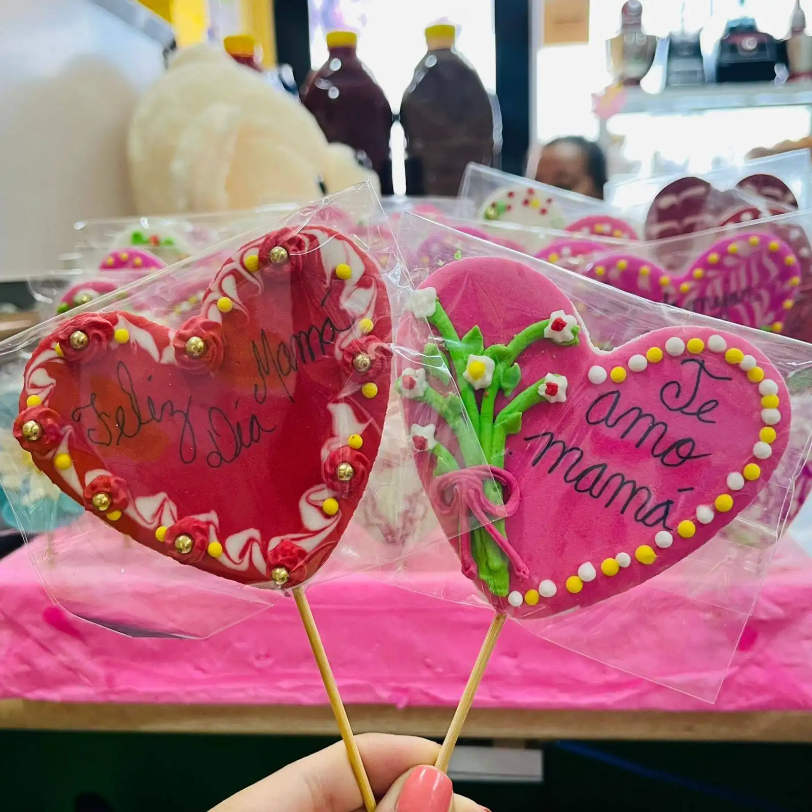 Corazones de azúcar