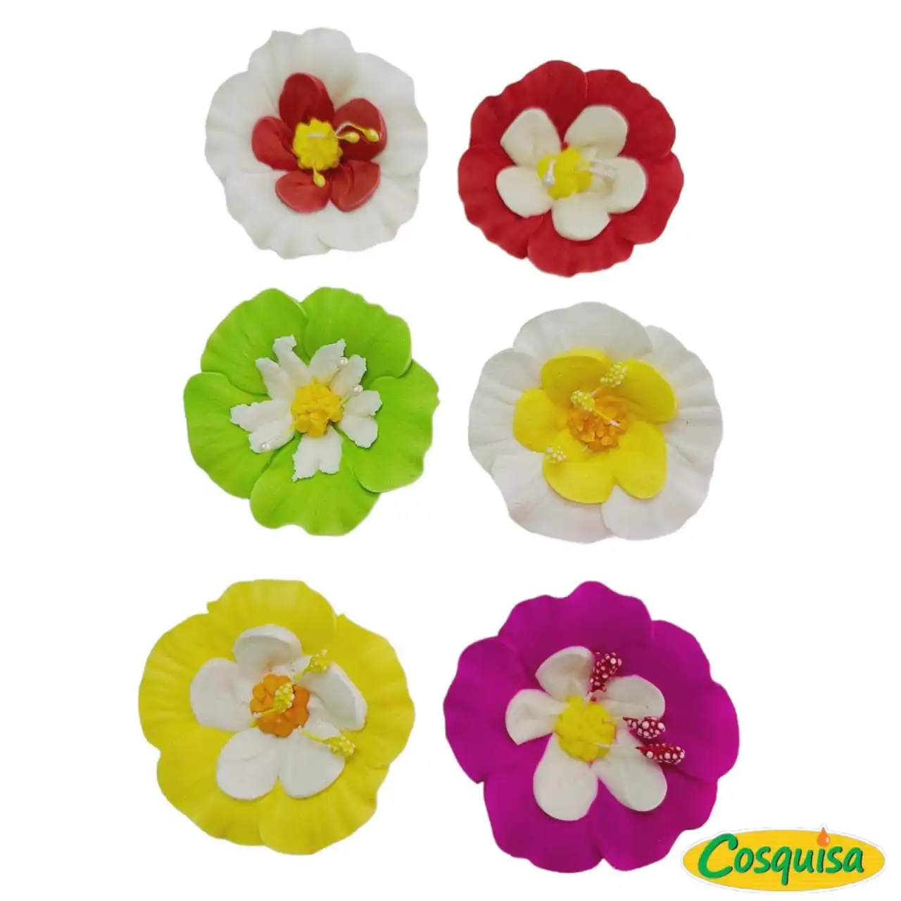 Flor de pistilo de azúcar variedad de colores