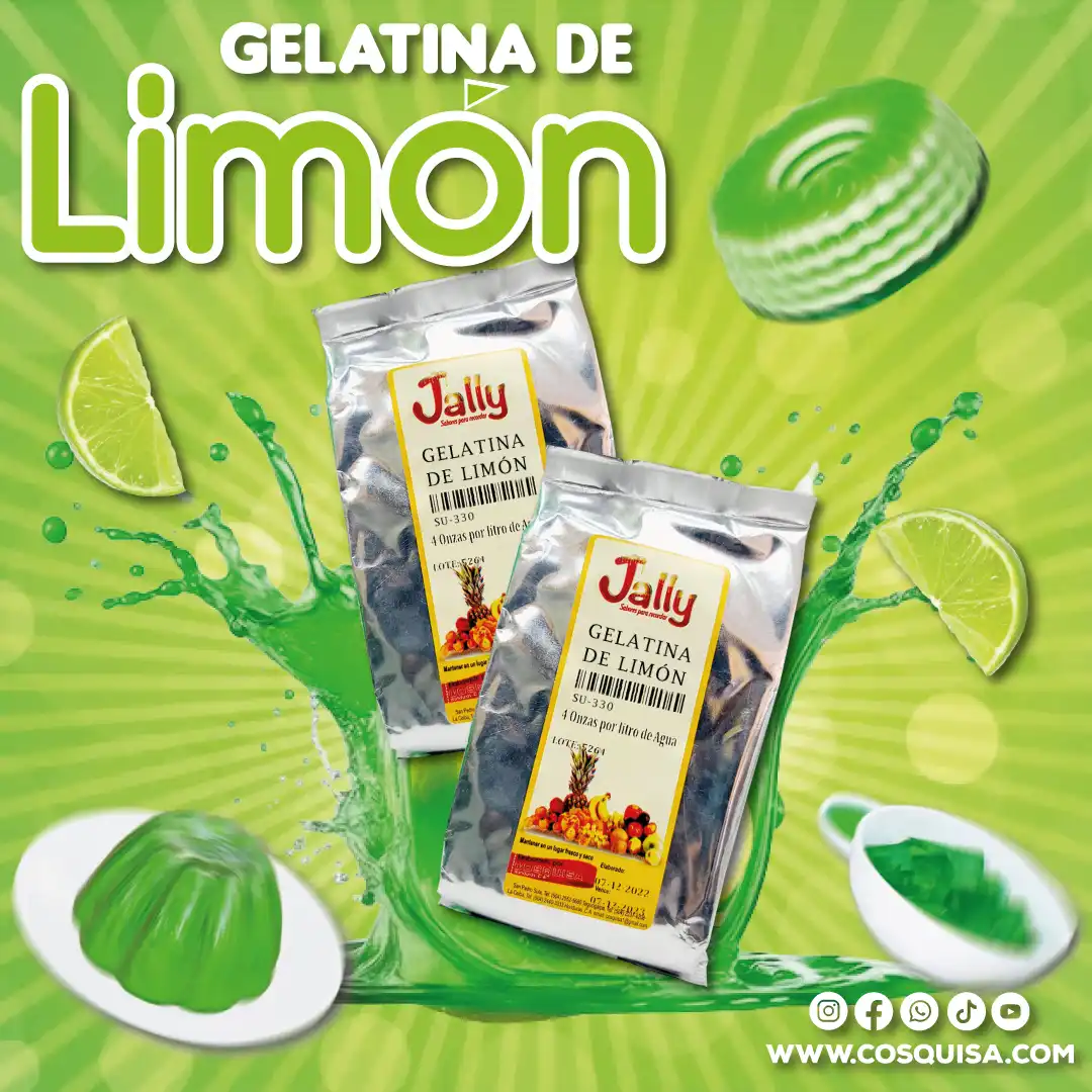 Gelatina Instantánea Sabor limón