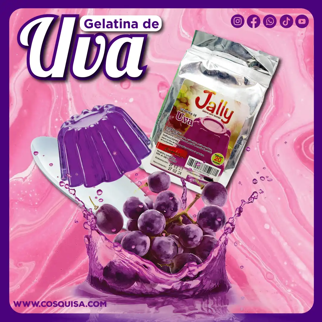 Gelatina Instantánea Sabor uva