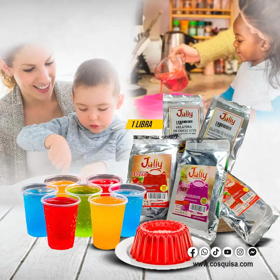 Gelatinas instantáneas de sabores