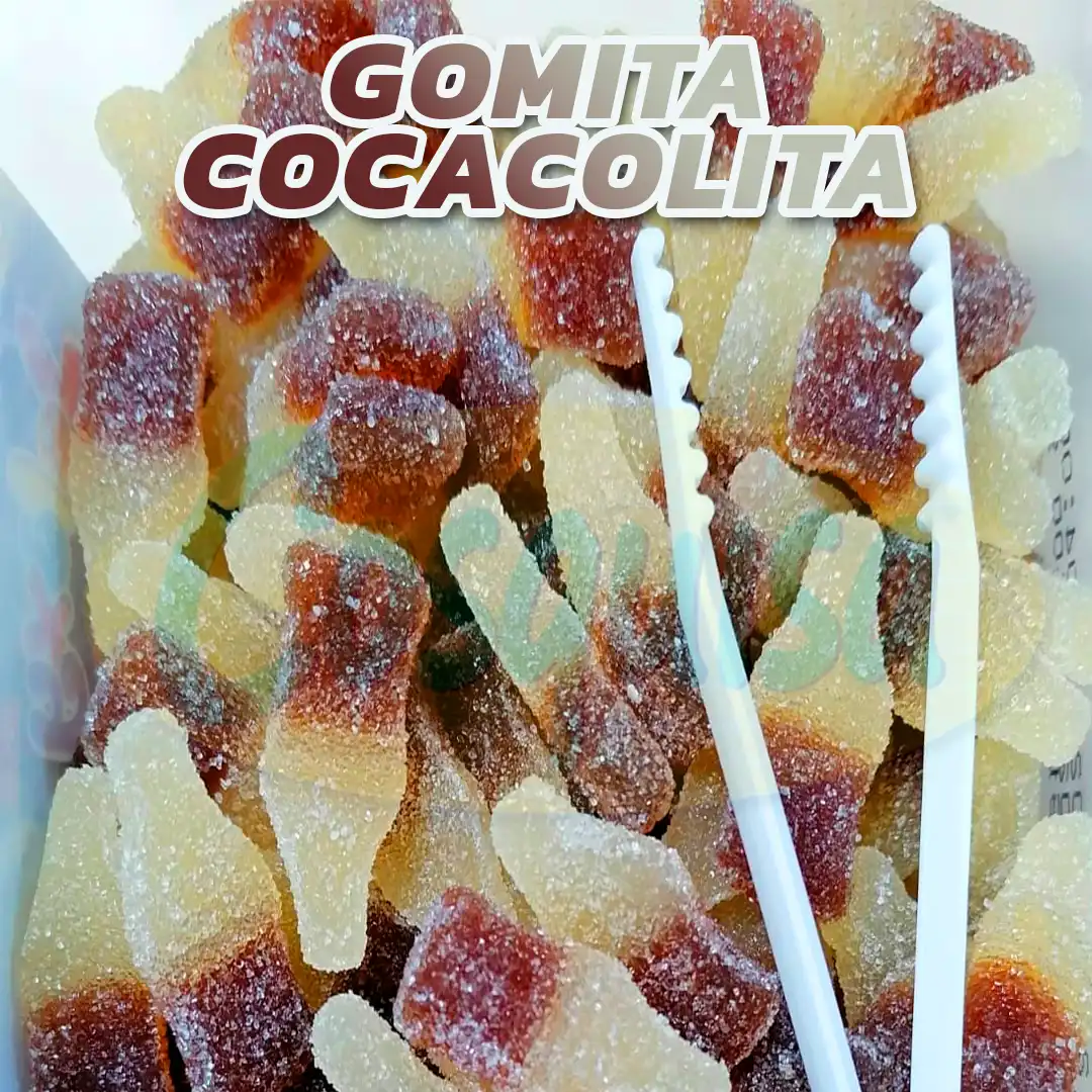 Gomita coca colitas azucaradas