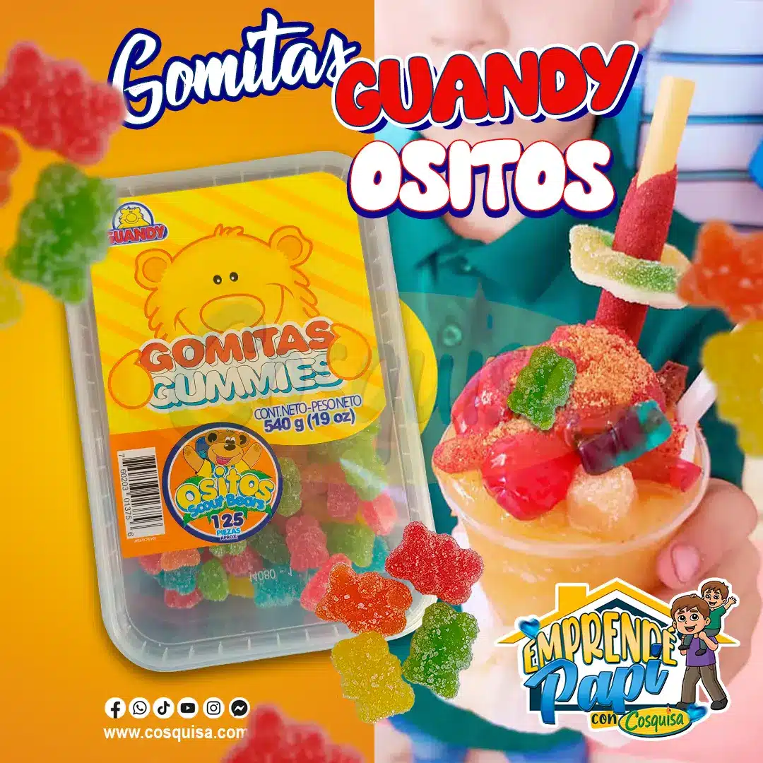 Gomita Ositos Guandy en kilo