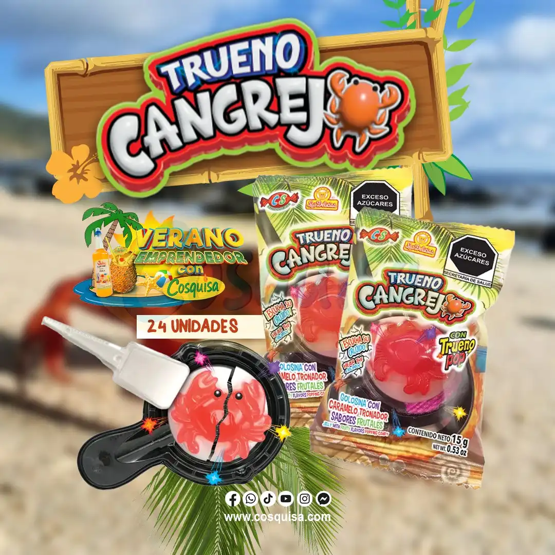 Gomita Pica trueno Cangrejito
